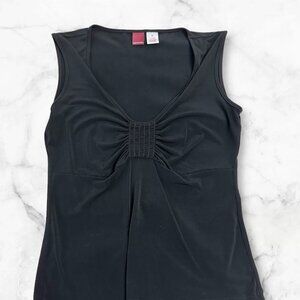 Merona Women Black Top Size Small Sleeveless Casual Pre-owned
